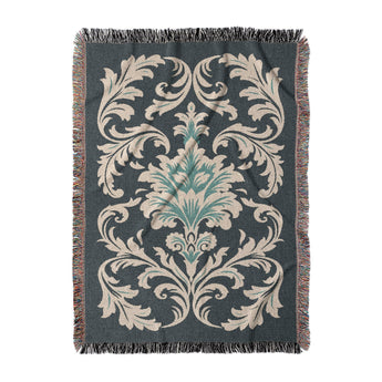 Aubrey Navy & Teal in Large (80" x 60") Size