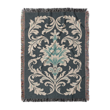 Aubrey Navy & Teal in Large (80" x 60") Size