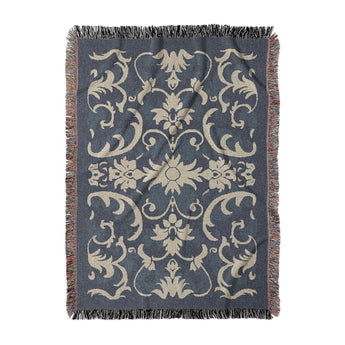 Barnaby Navy in Large (80" x 60") Size