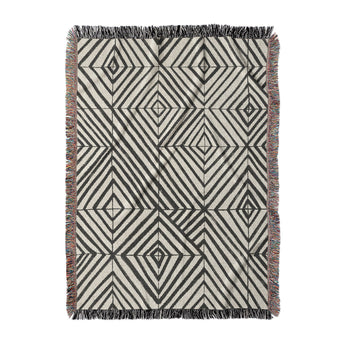 Ludwig Black & Ivory in Large (80" x 60") Size