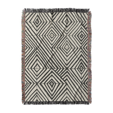 Ludwig Black & Ivory in Large (80" x 60") Size