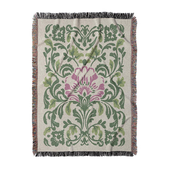 Beryl Green & Violet in Large (80" x 60") Size