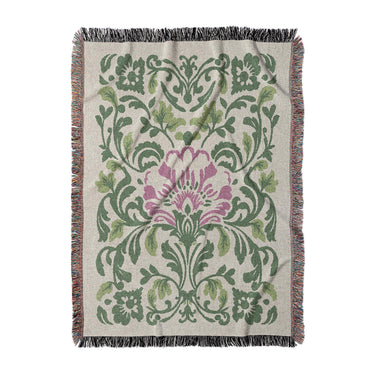 Beryl Green & Violet in Large (80" x 60") Size