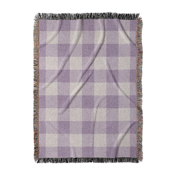 Buffalo Plaid Lilac in Large (80" x 60") Size