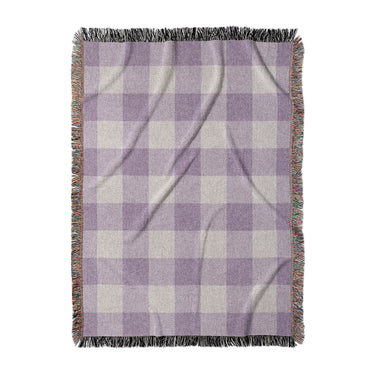 Buffalo Plaid Lilac in Large (80" x 60") Size