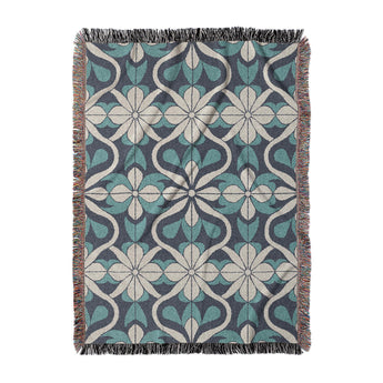 Mattheo Blue & Ivory in Large (80" x 60") Size