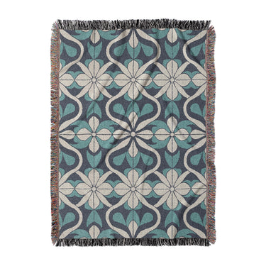 Mattheo Blue & Ivory in Large (80" x 60") Size