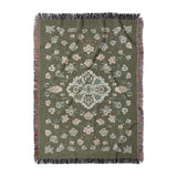 Fenwick Green & Orange in Large (80" x 60") Size