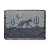 Desert Coyote Midnight & Dusty Blue in Large (80" x 60") Size