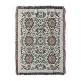Georgiana Green & Deep Cerise in Large (80" x 60") Size