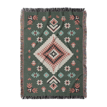 Solano Sage & Terracotta in Large (80" x 60") Size