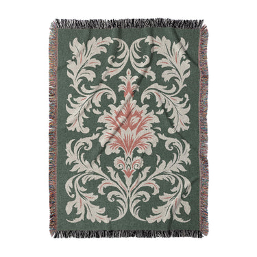 Aubrey Green & Red in Large (80" x 60") Size