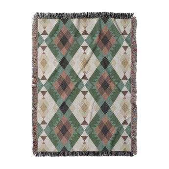 Spokane Sage Green & Taupe in Large (80" x 60") Size