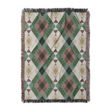 Spokane Sage Green & Taupe in Large (80" x 60") Size