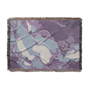 Zephyr Watercolor Amethyst in Large (80" x 60") Size