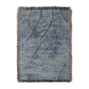 Bennett Navy & Grey in Large (80" x 60") Size