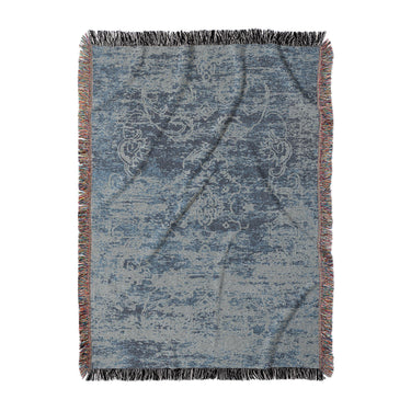 Bennett Navy & Grey in Large (80" x 60") Size