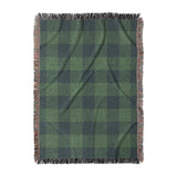 Buffalo Plaid Green Navy in Large (80" x 60") Size