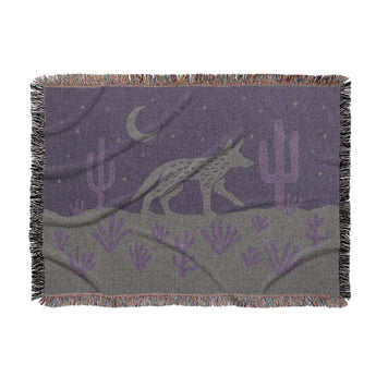 Desert Coyote Eggplant & Dusty Purple in Large (80" x 60") Size