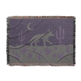 Desert Coyote Eggplant & Dusty Purple in Large (80" x 60") Size