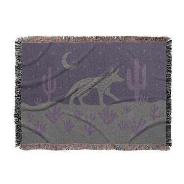 Desert Coyote Eggplant & Dusty Purple in Large (80" x 60") Size