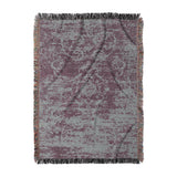 Bennett Maroon & Grey in Large (80" x 60") Size