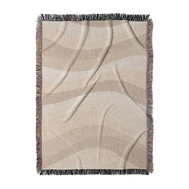 Sinuous Ivory Monochrome in Large (80" x 60") Size