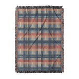 Monaghan Plaid Blue & Red in Large (80" x 60") Size