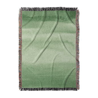 Jacinda Watercolor Green Ombre in Large (80" x 60") Size