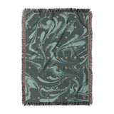Acid Burn Teal & Orange in Large (80" x 60") Size
