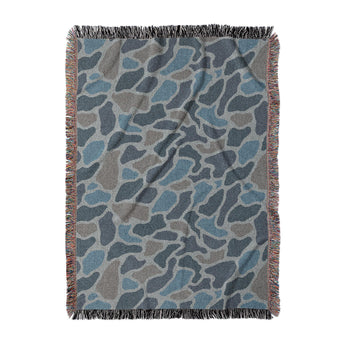 Duck Camo Blue in Large (80" x 60") Size