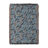 Duck Camo Blue in Large (80" x 60") Size