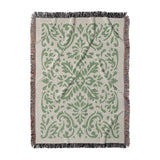 Floranna Ivory & Green in Large (80" x 60") Size