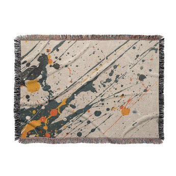 Jason Dark Teal & Orange in Large (80" x 60") Size