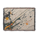 Jason Dark Teal & Orange in Large (80" x 60") Size