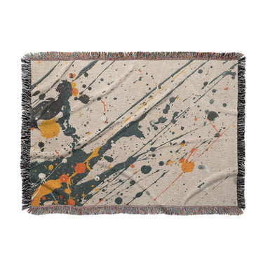 Jason Dark Teal & Orange in Large (80" x 60") Size