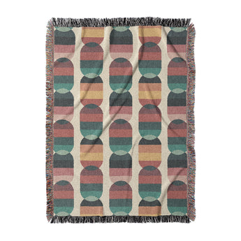 Andante Polychrome Woven Throw Blanket