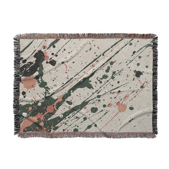 Jason Dark Teal & Orange in Large (80" x 60") Size
