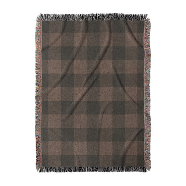 Buffalo Plaid Hickory Brown in Large (80" x 60") Size