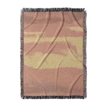 Jacinda Watercolor Fire Orange Ombre in Large (80" x 60") Size