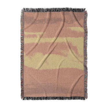 Jacinda Watercolor Fire Orange Ombre in Large (80" x 60") Size