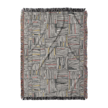 Atticus Multicolor Crosshatch in Large (80" x 60") Size