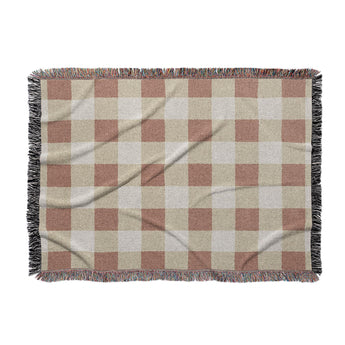 Buffalo Plaid Light Cedar Brown in Large (80" x 60") Size