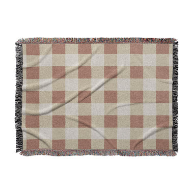 Buffalo Plaid Light Cedar Brown in Large (80" x 60") Size