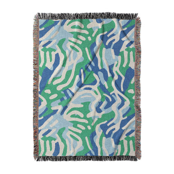 Leonardo Blue Green in Large (80" x 60") Size