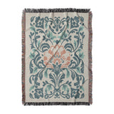 Beryl Teal & Orange in Large (80" x 60") Size