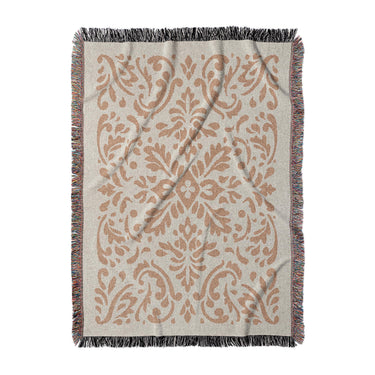 Floranna Ivory & Orange in Large (80" x 60") Size
