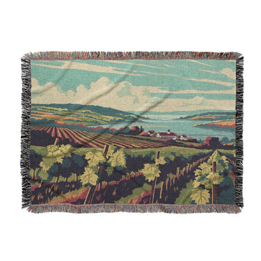 Finger Lakes Vineyard in Large (80" x 60") Size