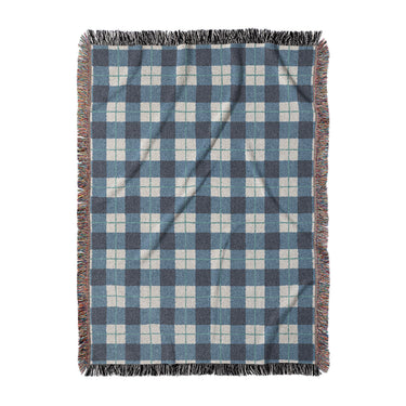 Wallace Plaid Blue & Teal in Large (80" x 60") Size