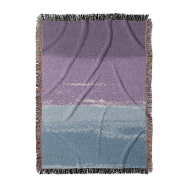 Imogen Watercolor Blue & Purple Ombre in Large (80" x 60") Size